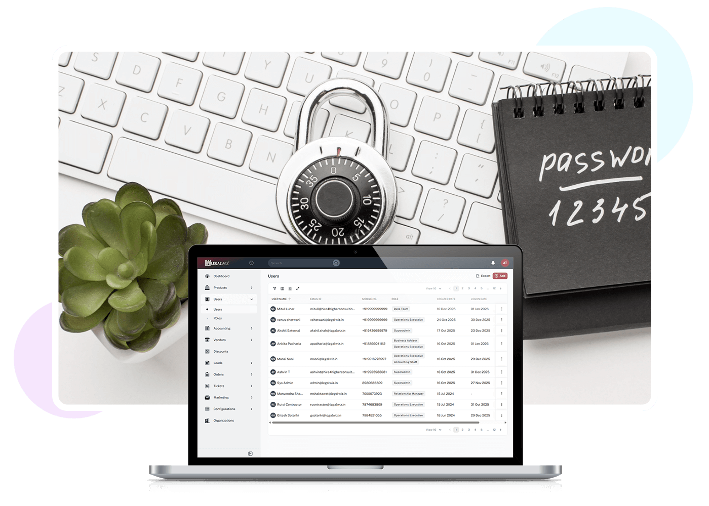 Users, Roles & Data Access Users, Roles & Data Access